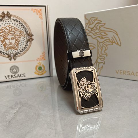 Belt nam VERSACE* bản 3,8cm dây da bò cao cấp