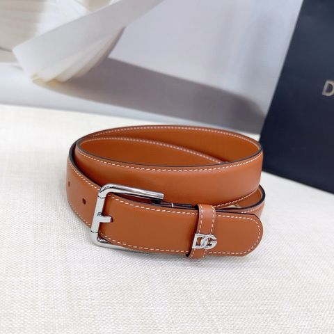 Thắt lưng nữ  DG*  – belt 3,0 cm phong cách Ý, chế tác từ da bò nguyên tấm hai mặt đầu tiên