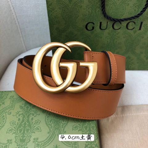 Belt nam nữ GUCCI* bản 4.0cm da bò mềm đẹp cao cấp