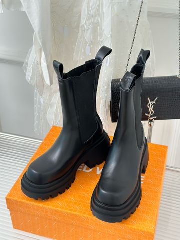 Boot Naked* WWolfe* cổ lỡ da bò cao cấp đế cao 9cm đẹp độc VIP 1:1