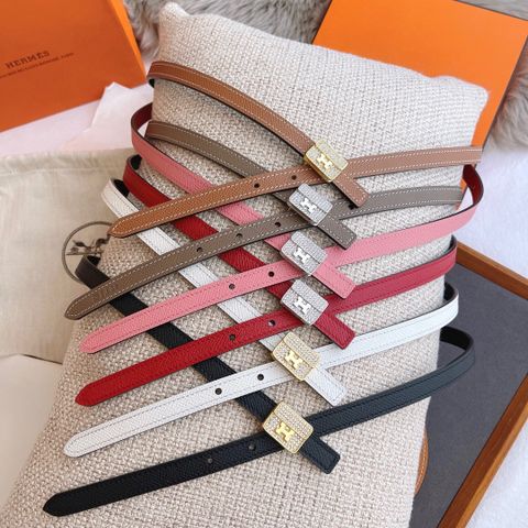 Belt nữ Hermes* bản nhỏ 1,3cm mặt hình túi nạm đá đẹp xinh SIÊU CẤP