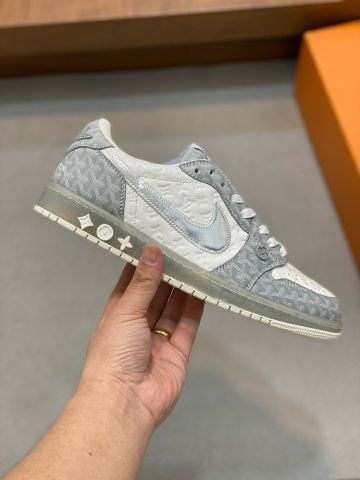 Giày thể thao nam Louis* LV* x nike da bò dập hoạ tiết Monogram đẹp VIP 1:1