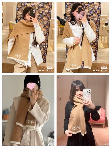 Khăn len nam nữ  L*V  đẹp xịn cao cấp