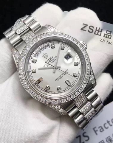 Đồng hồ cơ rolex mạ vàng hàng like auth 1:1