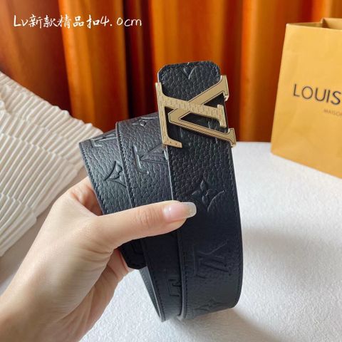 Belt nam LV* dây da bò dập hoạ tiết Monogram đẹp cao cấp