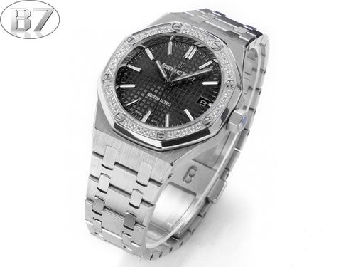 Đồng hồ nữ Audemars* Piguet* dây kim loại máy cơ mặt viền kim case 37mm đẹp sang thanh lịch VIP 1:1