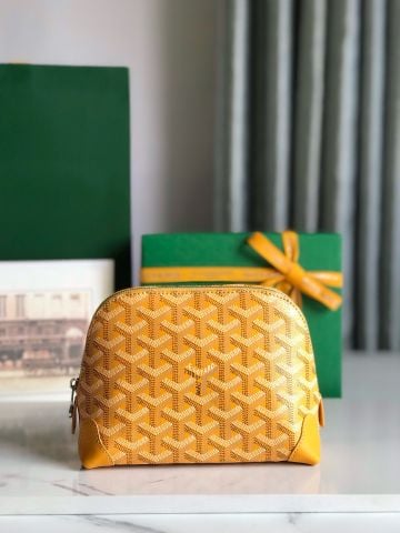 Clutch Goyard* nữ size 18cm hoạ tiết logo nhiều màu đẹp SIÊU CẤP