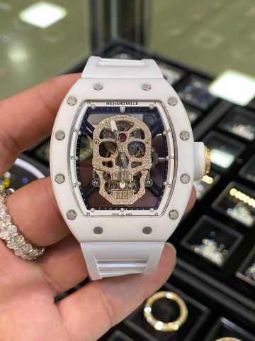 Đồng hồ nam RICHARD* MILLE* thể thao máy đầu lâu dây cao su