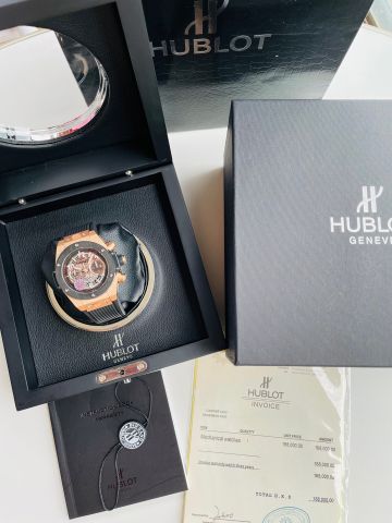 Đồng hồ nam thể thao hublot* lộ cơ dây cao su đẹp độc VIP 1:1