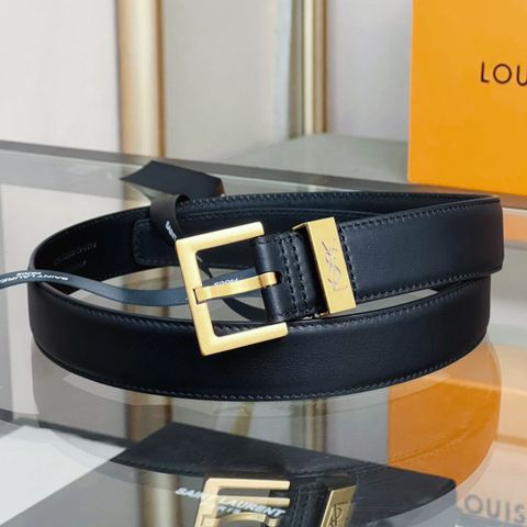 Belt nữ YSL* bản 3.0cm da bò cao cấp