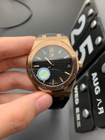 Đồng hồ nam Audemars* Piguet* dây da máy cơ VIP 1:1