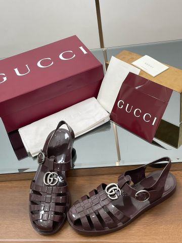 Sandal rọ nhựa GUCC* nam nữ 3 màu đẹp cao cấp