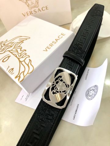 Belt nam VERSACE* dây da bò dập nổi hoạ tiết logo đẹp cao cấp