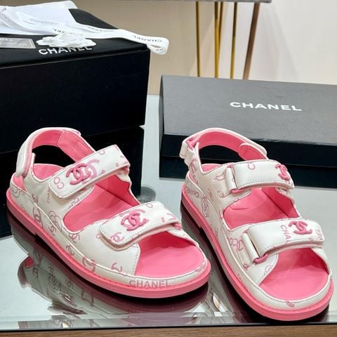 Thổi bừng cá tính với Sandal nữ CHNEL*  Magic Velcro năng động