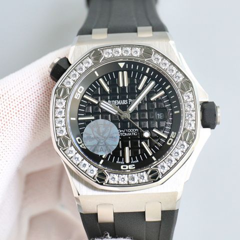 Đồng hồ nam Audemars* Piguet* thể thao dây cao su viền kim đẹp SIÊU CẤP