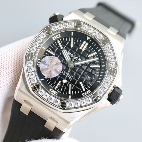 Đồng hồ nam Audemars* Piguet* thể thao dây cao su viền kim đẹp SIÊU CẤP