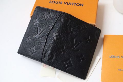 Ví nam Louis* LV* dáng nhỏ đựng thẻ da bò dập Monogram đẹp VIP 1:1