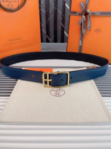 Belt nam nữ HERMES* bản 3,2cm da bò cao cấp