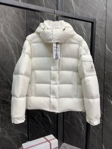 Áo phao nữ moncler* mũ viền lông thú VIP 1:1