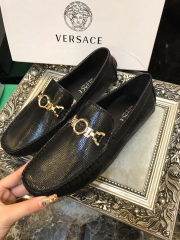 Giày lười versace da nhám hàng độc đẹp