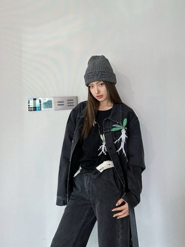 Áo khoác jeans nam nữ Loe*We* VIP 1:1