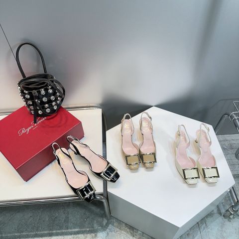 Giày cao gót Roger* Vivie*r cao 7,5cm đẹp sang VIP 1:1