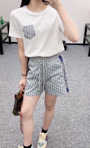 Set đồ nữ Di*or* (áo + quần short) – 2025 New Arrival