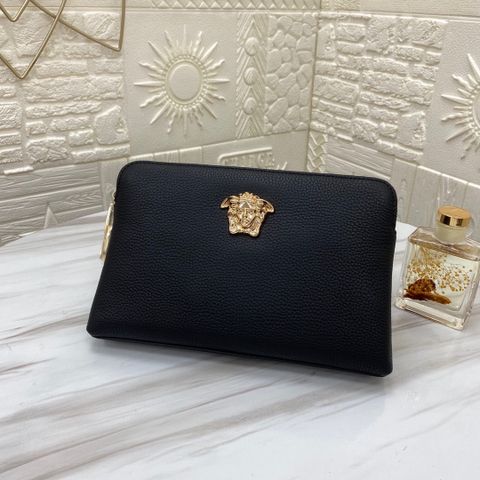 Clutch VERSACE* khoá số vàng da bò mềm đẹp cao cấp