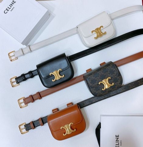 Belt bag ce*line* thắt lưng da kèm ví nhỏ dùng đc 2 kiểu đẹp VIP 1:1