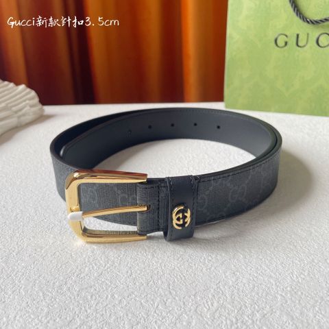 Belt nam GUCCI* dây hoạ tiết Logo cao cấp