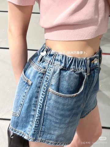 Short nữ Alexander* Wang*  cạp cao