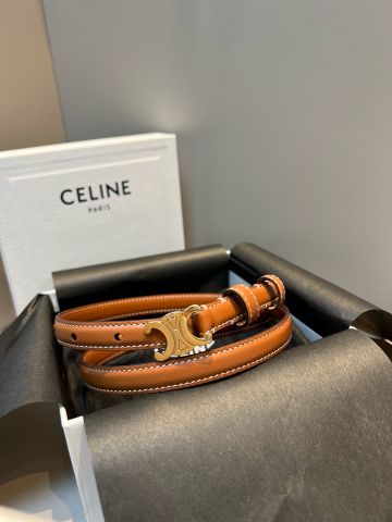 Belt nữ ce*line* bản nhỏ 1.3cm màu đẹp VIP 1:1