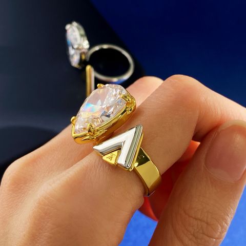 Nhẫn nữ L*V đá  bản to đẹp độc VIP 1:1