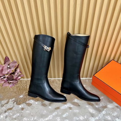 Boot Hermes* cổ cao da bê dập hoạ tiết đẹp sang VIP 1:1