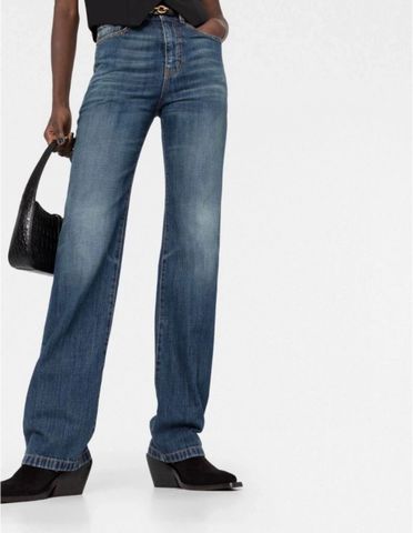 Quần jeans nữ ống đứng form dáng đẹp VIP 1:1