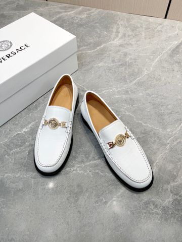 Giày nam Loafer VERSACE* da bò nhập khẩu khoá vàng đẹp lịch lãm VIP 1:1