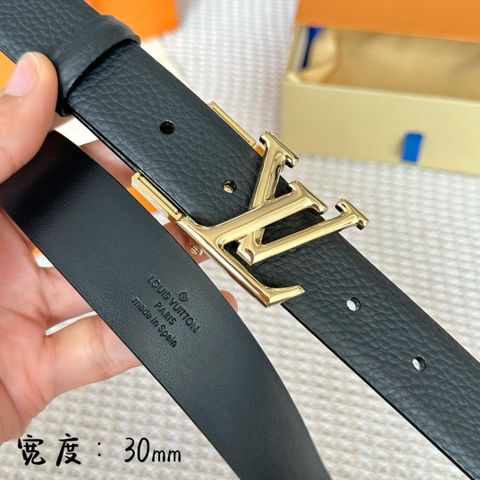 Belt nữ LV* bản 3.0cm dây da bò mặt xoay kiểu đẹp SIÊU CẤP