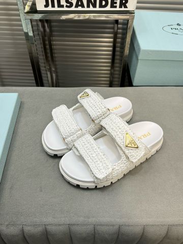 Sandal nữ PRADA* quai cói đan dáng khoẻ đẹp độc VIP 1:1