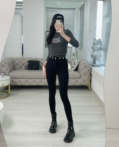 Quần legging LV* khuy vàng đẹp VIP 1:1