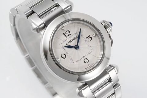 Đồng hồ nữ Cartier* dây kim loại VIP 1:1
