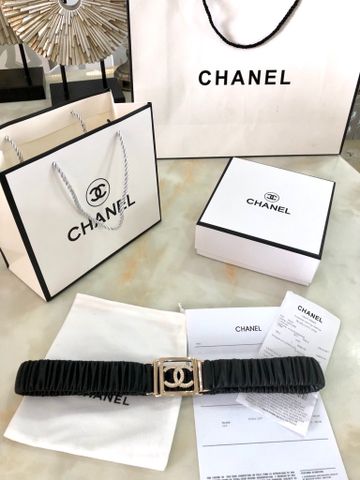 Belt nữ chanel* da bê chun đẹp sang SIÊU CẤP