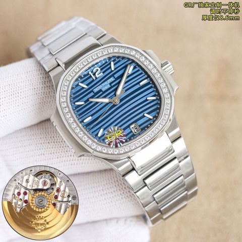 Đồng hồ nữ Patek* Philippe* dây kim loại máy cơ đẹp sang thanh lịch
