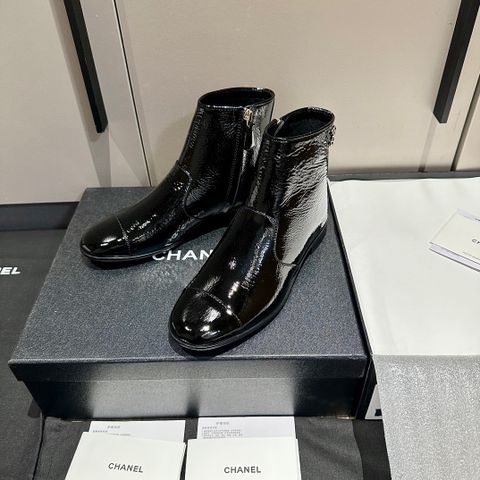 Boot chanel* cổ thấp kiểu đơn giản đẹp dễ đi