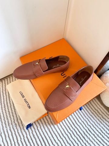 Giày nữ Loafer LV* da bò dáng đẹp sang thanh lịch VIP 1:1