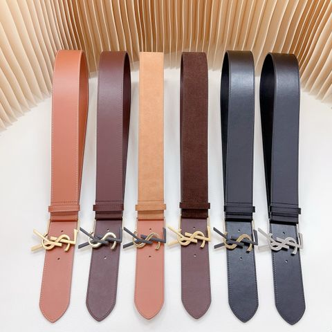 Belt nữ YSL* mẫu mới bản to 5cm dây da bò đẹp SIÊU CẤP