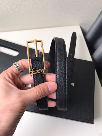 Belt nữ YSL* bản nhỏ 2.0cm da bò cao cấp