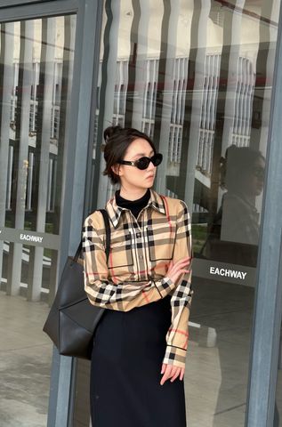 Sơ mi nữ Burberry* kẻ đẹp VIP 1:1