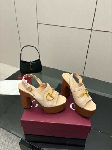Sandal cao gót GUCC* Platform Sandals