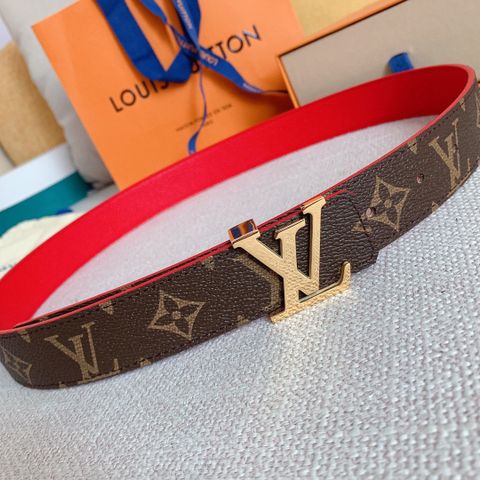 Belt nữ LV* bản 3.0cm hoạ tiết Monogram đẹp cao cấp