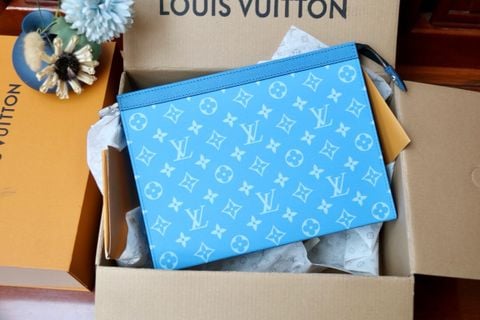 Clutch L*V nam nữ hoạ tiết Monogram đẹp SIÊU CẤP